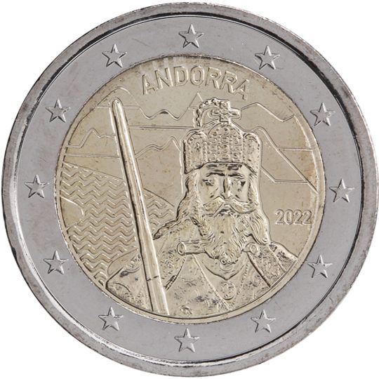 2 euro Andorra 2022, La leggenda di Carlo Magno