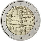 2 euro Austria 2005, 50° anniv. Trattato di Stato austriaco