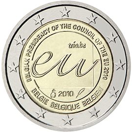 2 euro Belgio 2010, Presidenza belga del Consiglio dell'UE 2010