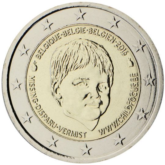 2 euro Belgio 2016, Child Focus