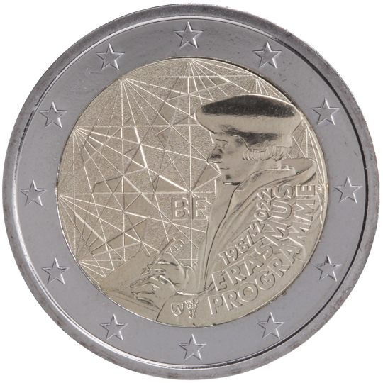 2 euro Belgio 2022, 35° anniv. Programma Erasmus