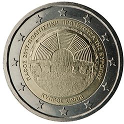 2 euro Cipro 2017, Pafos capitale europea della cultura 2017