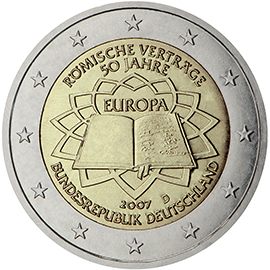 2 euro Germania 2007, 50° anniv. Trattati di Roma