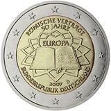 2 euro Germania 2007, 50° anniv. Trattati di Roma