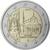 2 euro Germania 2013, Baden-Württemberg - Monastero di Maulbronn