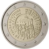 2 euro Germania 2015, 25° anniv. riunificazione tedesca