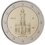 2 euro Germania 2015, Hessen - Chiesa di San Paolo a Francoforte