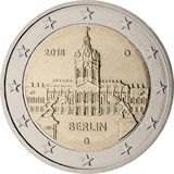 2 euro Germania 2018, Berlin - Castello di Charlottenburg