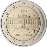 2 euro Germania 2019, 70° anniv. fondazione Bundesrat