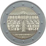 2 euro Germania 2020, Brandenburg - Palazzo di Sanssouci a Potsdam