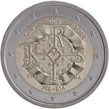 2 euro Germania 2023, 1275° anniv. nascita Carlo Magno
