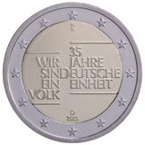 Moneta da 2 euro commemorativa, Germania