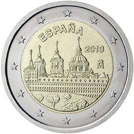 2 euro Spagna 2013, Monastero di San Lorenzo dell'Escorial
