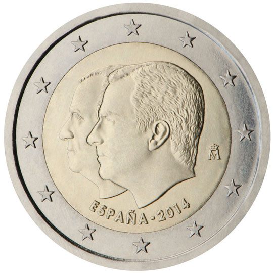 2 euro Spagna 2014, Proclamazione di re Felipe VI