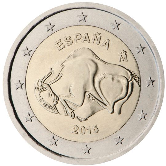 2 euro Spagna 2015, Grotta di Altamira
