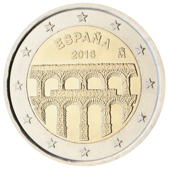 2 euro Spagna 2016, Acquedotto di Segovia