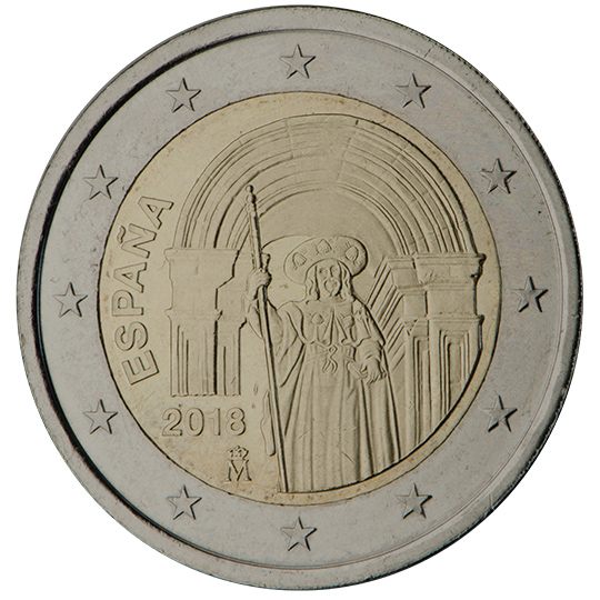 2 euro Spagna 2018, Santiago de Compostela