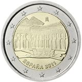 2 euro Spagna 2011, Alhambra: Corte dei Leoni di Granada