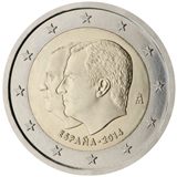 2 euro Spagna 2014, Proclamazione di re Felipe VI