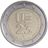 2 euro Spagna 2023, Presidenza spagnola del Consiglio UE