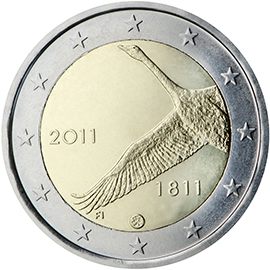 2 euro Finlandia 2011, 200° anniv. Banca di Finlandia