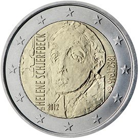 2 euro Finlandia 2012, 150° anniv. nascita Helene Schjerfbeck