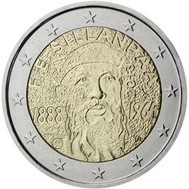2 euro Finlandia 2013, 125° anniv. nascita Frans Eemil Sillanpää