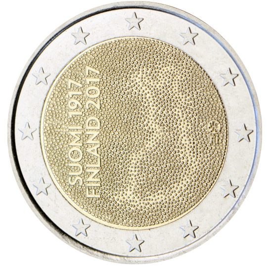 2 euro Finlandia 2017, 100° anniv. Indipendenza