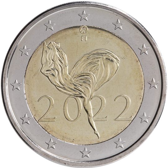 2 euro Finlandia 2022, 100° anniv. Balletto nazionale