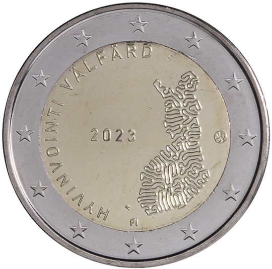 2 euro Finlandia 2023, Servizio socio-sanitario finlandese