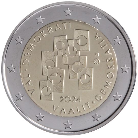 2 euro Finlandia 2024, Elezioni e democrazia