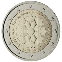 2 euro Francia 2018, Fiordaliso di Francia