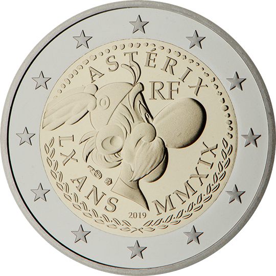 2 euro Francia 2019, 60° anniv. Asterix