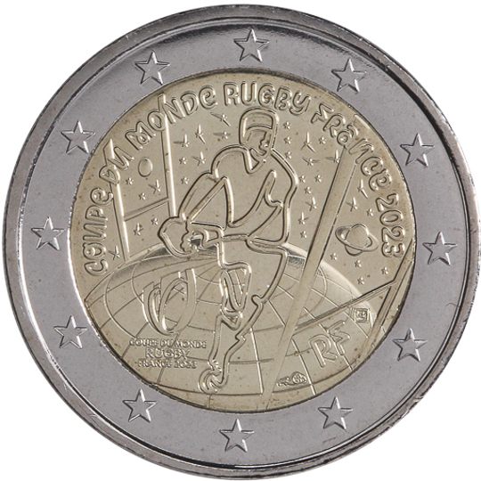 2 euro Francia 2023, Coppa del mondo di rugby in Francia