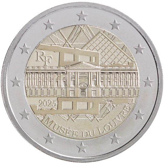 2 euro Francia 2025, Musée du Louvre