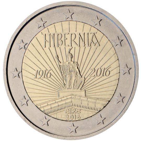 2 euro Irlanda 2016, 100° anniv. Rivolta di Pasqua in Irlanda