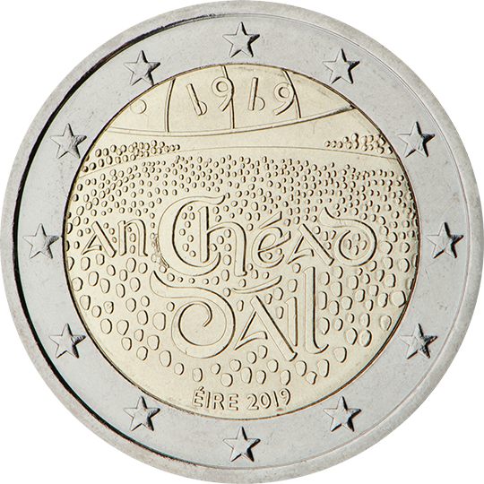2 euro Irlanda 2019, 100° anniv. prima assemblea Dáil Éireann
