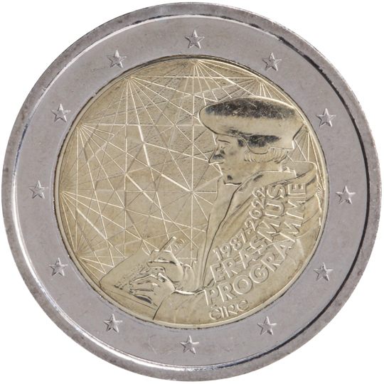2 euro Irlanda 2022, 35° anniv. Programma Erasmus