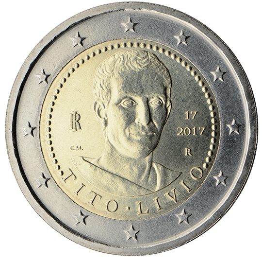 2 euro Italia 2017, 2000° anniv. morte Tito Livio