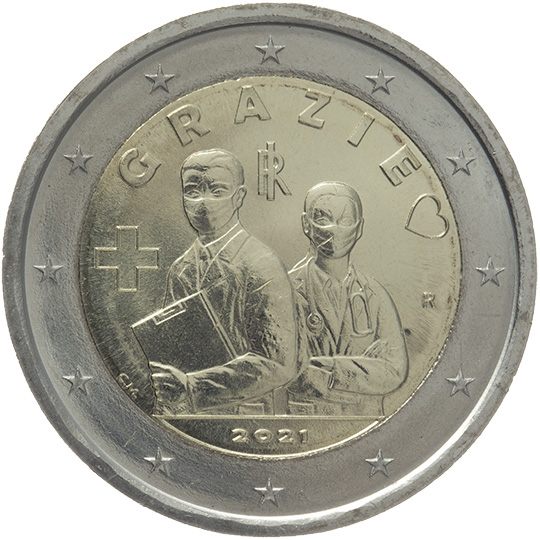 2 euro Italia 2021, Professioni sanitarie