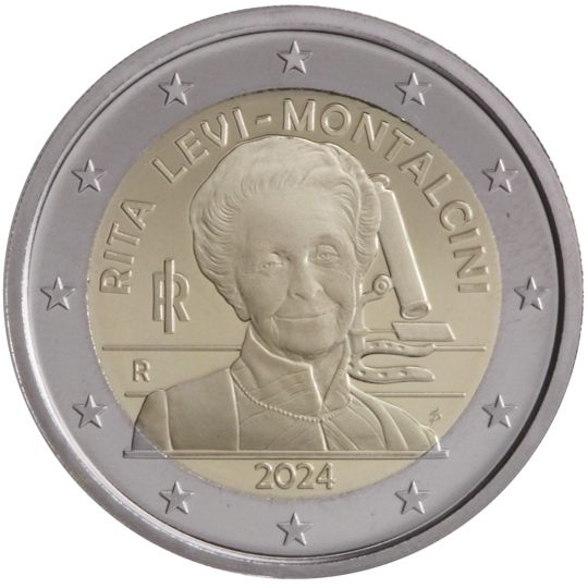 2 euro Italia 2024, Rita Levi-Montalcini