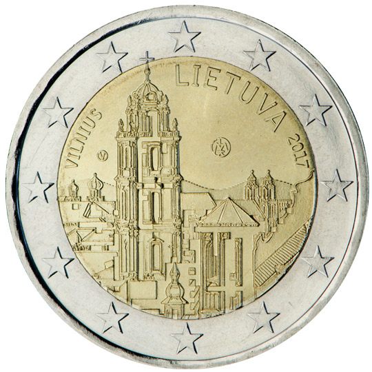 2 euro Lituania 2017, Vilnius città della cultura