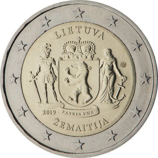 2 euro Lituania 2019, Žemaitija