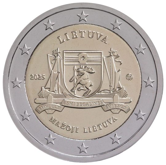 2 euro Lituania 2025, Mažoji Lietuva