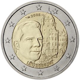2 euro Lussemburgo 2008, Château de Berg
