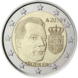 2 euro Lussemburgo 2010, Stemma del Granduca Henri