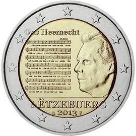 2 euro Lussemburgo 2013, Inno nazionale