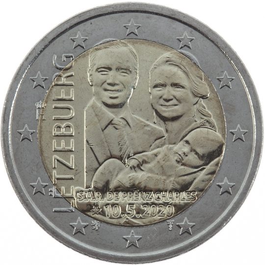 2 euro Lussemburgo 2020, Nascita del principe ereditario Charles
