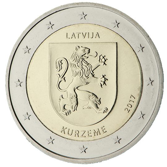 2 euro Lettonia 2017, Kurzeme