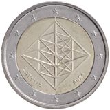 Moneta da 2 euro commemorativa, Lettonia